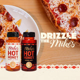 Mike's Hot Honey, Original & Extra Hot, America's #1 Spicy Honey with Chili Peppers, (10oz Bottle, 2 Pack)