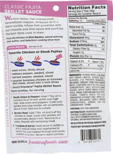 Frontera Classic Fajita Skillet Sauce (6 Items Per Order)