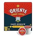 Oriente Dark Roast Coffee Pods, 50 ct, Cuban Inspired Coffee in Single Serve Pods - 100% Arabica Coffee, Compatible with Keurig K Cups Maker