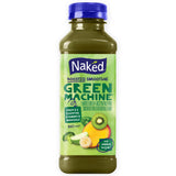 Naked Boosted Smoothie Green Machine, 15.2 fl oz Bottle - Real Fruit Juice Smoothie with Fiber, Excellent Source of Vitamin C and Vitamin E for Immune