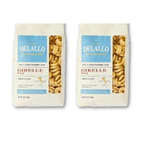 DeLallo Girelle Pasta, Curly Swivel Shape, Vegan, Kosher, Non-GMO, Made in Italy with 100% Durum Wheat Semolina, Bronze Cut, 16 oz Bag, (2 Pack)