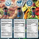 Ocean’s Balance Complete Seasoning Collection - Gourmet Seaweed Seasonings with Spicy, Truffle, Bonito, Four Flake Blend, Dulse Granules & Kelp