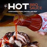 4 Rivers - Smokehouse Hot BBQ Sauce - Hot & Spicy BBQ Sauce for Roasting, Slow-Cooking or Grilling - Premium House-Made Blend - Multi-Regional Recipe