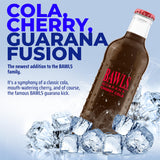 BAWLS Guarana Cherry Cola, BAWLS Guarana Drink, Guarana Soda, Guarana Fueled Soda for Energy, High Energy Caffeinated Drink, 10oz 12 Pack Glass