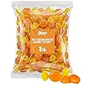 Butterscotch Hard Candy 1 LB Bulk Bag - Individually Wrapped Candy - Yellow Butter scotch Discs Candies for Office, Parties, Bowls and Holidays