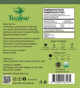 Organic Spearmint Tea Bags 100 Count - Spearmint Herbal Tea - Caffeine Free Mint Tea - Fresh, Smooth and Naturally Refreshing - Eco-Conscious
