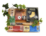 Gift Basket Village: Sweet Home Sampler - Gourmet Cheese & Cracker Cutting Board Set