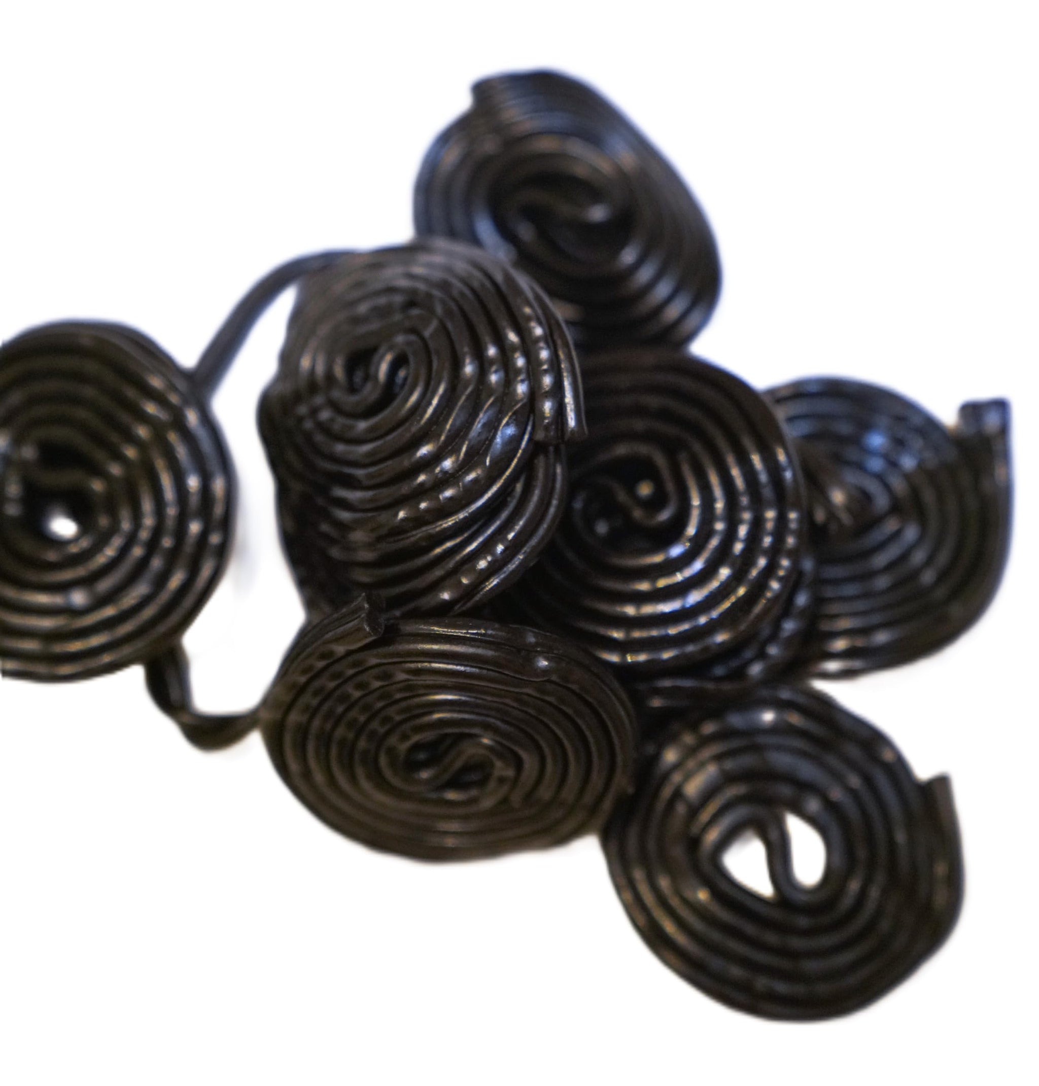 Black Licorice Wheels Candy 1 lb Bag - Soft Chewy Classic Twists Bulk Retro Snack Treats. Approximately 40 Wheels per Bag