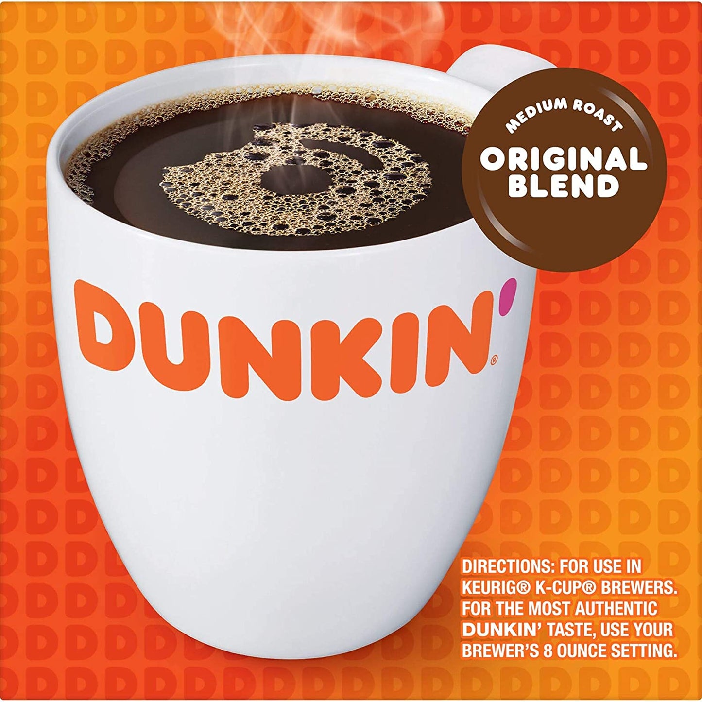 Dunkin' Original Blend Genuine Medium Roast Coffee, K-Cup Pods! - Featuring a Rich, Smooth Taste unmatched by others, Smooth and flavorful! - Original