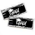 Big Dot of Happiness Black and White Grad - Best is Yet to Come - Candy Bar Wrapper Black and White Graduation Party Favors - Set of 24