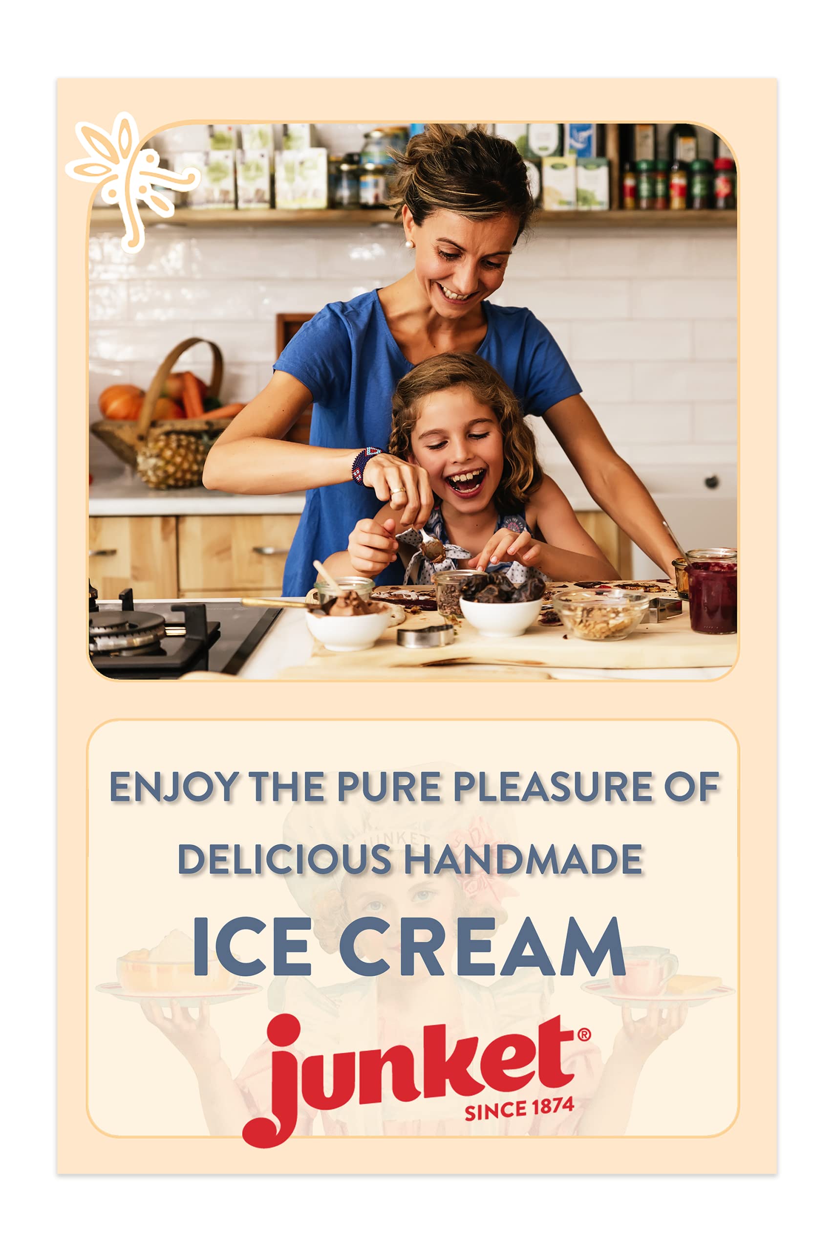 Junket Chocolate Ice Cream Mix 4oz (Pack of 4)
