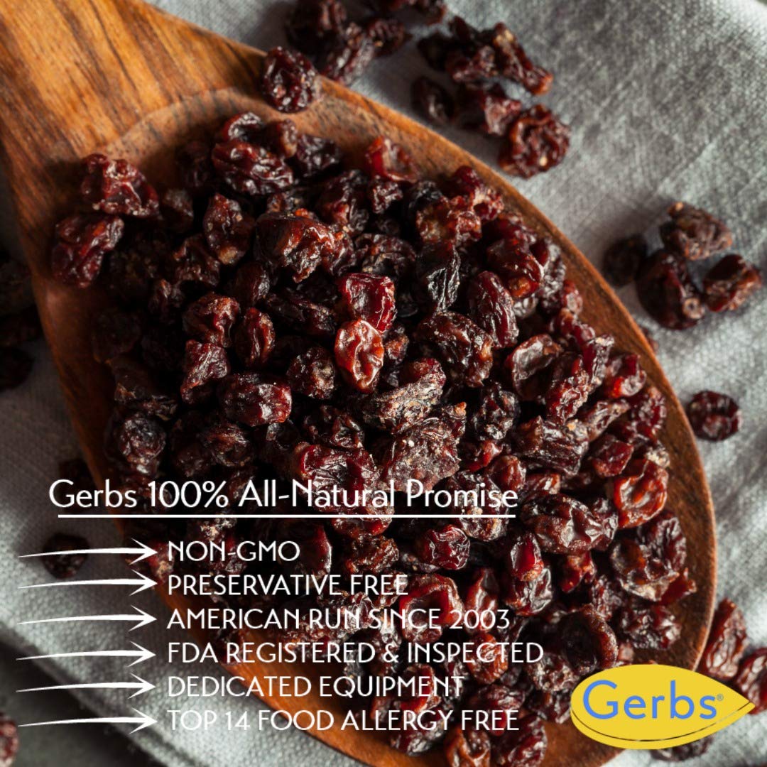 GERBS Dried Currants 14 oz. | Freshly Dehydrated Re-sealable Bulk Bag | Top 14 Food Allergy Free | No Sulfur Dioxide Zante Variety | Rich in