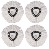 Carkio 4PCS Replacement Microfiber Spin Mop Head Refills Compatible with O-Cedar EasyWring Mop