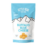 Kettle Head Popcorn Buffalo Blue Cheese, 4.1 oz - Gourmet Spicy Cheesy Popcorn Snack, Bold Buffalo Flavor, Small Batch Popped Corn