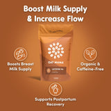 Oat Mama Flavored Microplastics-Free Lactation Tea for Breastfeeding Moms - Chai Spice Flavor - Breastfeeding Essentials for Milk Supply Increase