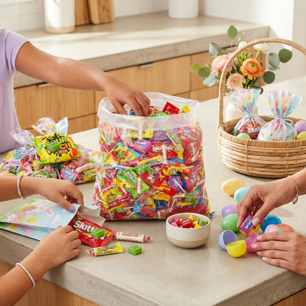 Bulk Candy Mix Variety Pack, 2 Lb Bag Of Assorted Candy, Individually Wrapped Party Candy For Goodie Bags, Piñatas, Kids Birthdays And Classroom
