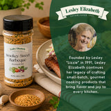 Lesley Elizabeth Smokey-Sweet BBQ Seasoning - Barbeque Rub & Sweet Smoky Spice Blend | All-Purpose Grill & Cooking Rub for Chicken, Beef, Pork