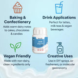 Benosen Milk Flavor Powder, Vegan Non-Dairy Dairy-Like Flavoring for Baking Coffee Milk Tea & Desserts, Food-Grade, Allergen-Free, Long Shelf Life, 3