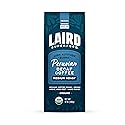 Laird Superfood Peruvian Medium Roast Decaffeinated Ground Coffee, Chemical-Free Decaf Swiss Water Processed Ground Coffee, Gluten-Free, Dairy-Free