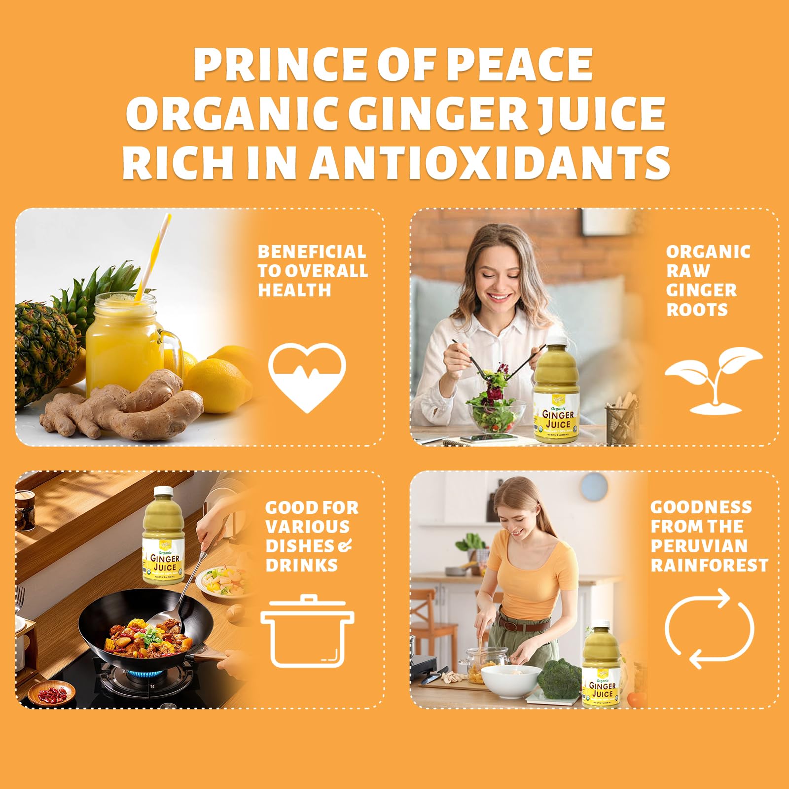 Prince of Peace Ginger Organic Ginger Juice (32 oz)