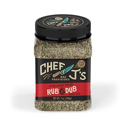 Chef J's BBQ Provisions Prime Rib Rub a Dub, Beef Rub, 7 oz