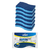 CELOX 6 Pack Non-Scratch Dish Sponge, Dual Sided Kitchen Sponges for Dishes, Long Lasting Dishwashing Household Cleaning Sponges for Kitchen, Easy