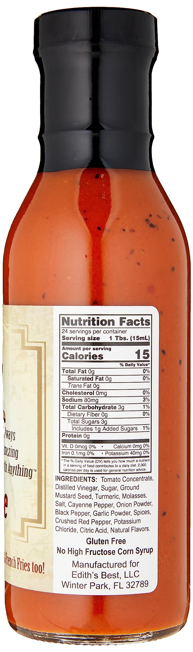 Edith's Best Triple A All Purpose Sauce - Bold and Complex Flavor Enhancer, Versatile Sauce for All Foods - Gluten-Free, Vegan, Ideal for Meats