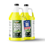Jersey Pickles - Pickle Power Juice Classic Dill | Pickle Juice with Electrolytes for Hydration | Vegan, Gluten Free (2 Gallon, Classic Dill)