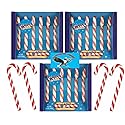 HOT DOG Flavored Christmas Candy Canes 18ct - Funny Savory Holiday Candy, Novelty Gag Gift, Weird Flavor Stocking Stuffers