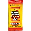 Wildlife Research Scent Killer Gold Dryer Sheets (Unscented) 18 Count (Pack of 1)