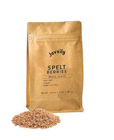 Jovvily Spelt Berries - 1 lb - Non GMO - Ancient Grain - Vegan