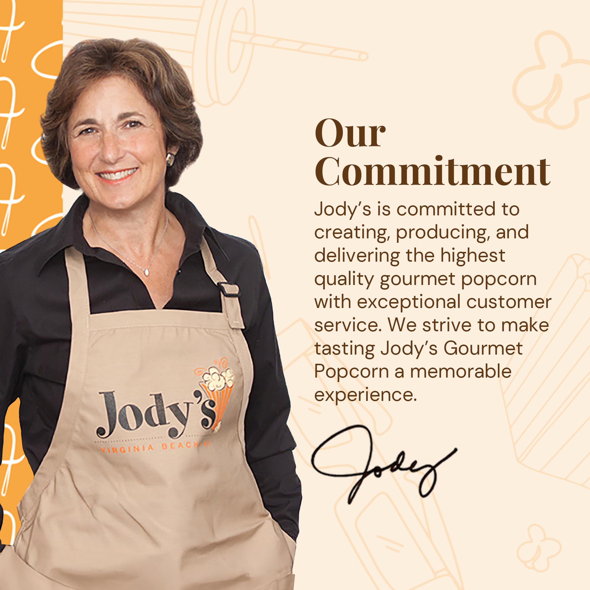 Jody’s Gourmet Popcorn 6-Pack Variety - R53 Caramel Corn x2 (7 oz), Kettle Corn x2 (2 oz), Double Cheddar x2 (2.2 oz) - Sweet & Savory Snack Mix