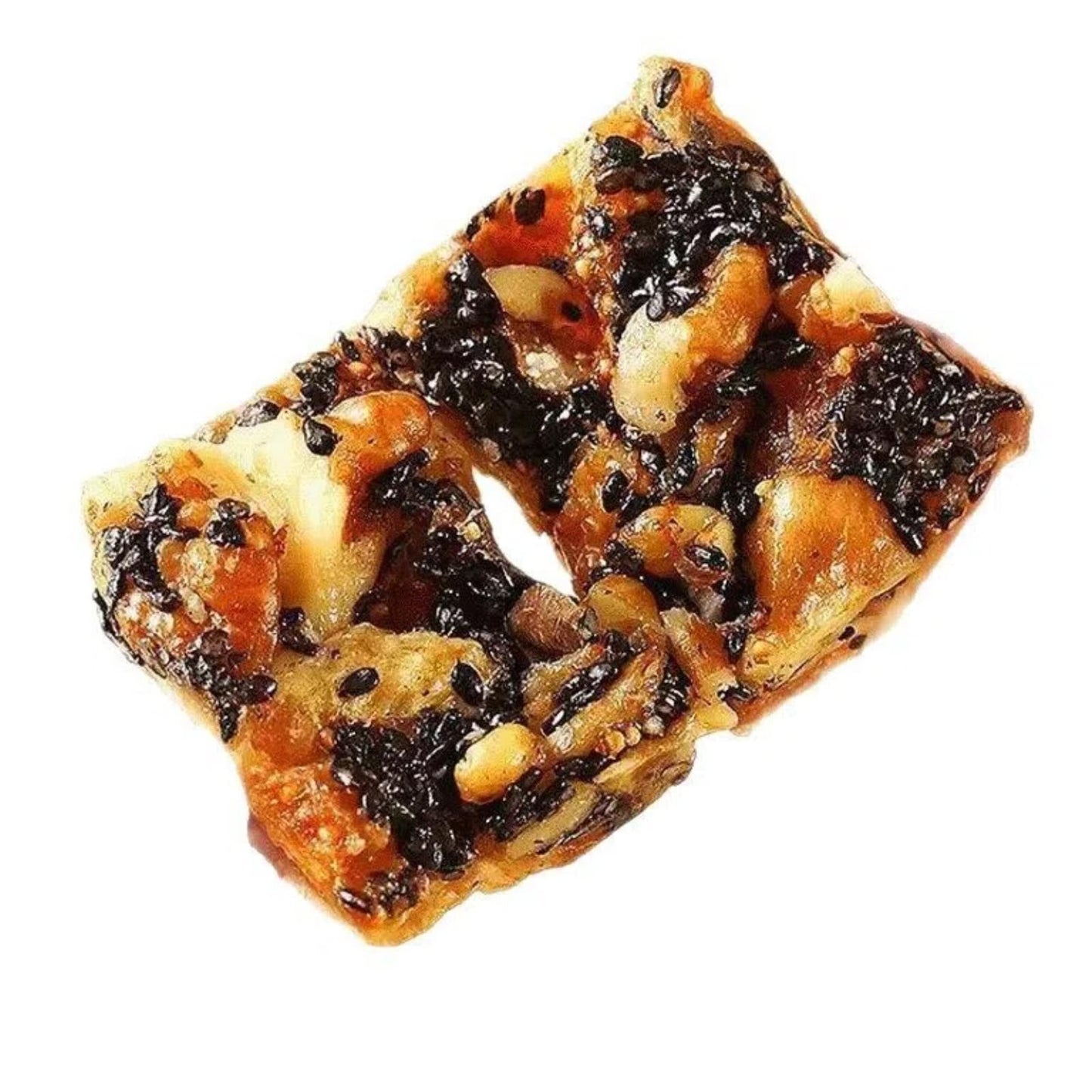 Fig and Walnut Bars, Fig Black Sesame Pie 158g, Fichi and Walnut Bites, Added Black Sesame Seeds, Nut Snack,Individually Packaged & Portable Dessert