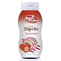 Strawberry Syrup - Ice Cream Toppings Spritz - 14 Ounce - Strawberry Sauce Squeeze Bottle Decorative Pancake - Kosher - by Bakers Choice