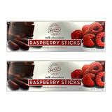 Raspberry Chocolate Sticks. Includes Two Boxes of Sweets Milk Sticks and a BELLATAVO Fridge Magnet! Approximately 70 Jelly Centers Covered in