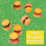 SpongeBob Krabby Patty Candies, Mini Sandwich Gummies, Easter Basket Stuffers and Party Favors, Pack of 3 (1.73 oz Each)