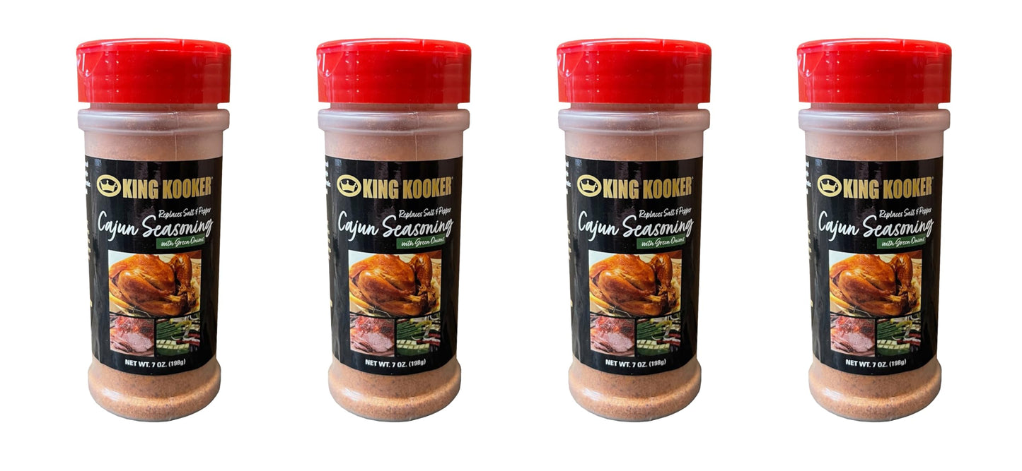 King Kooker Cajun Seasoning, 4-7 Oz. jars