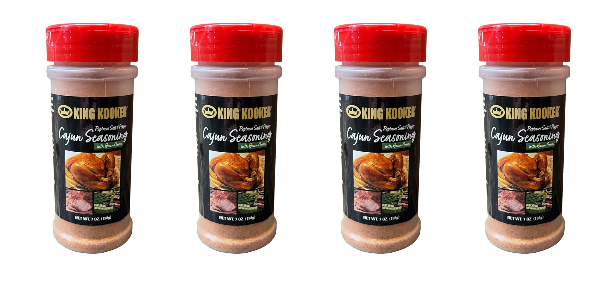 King Kooker Cajun Seasoning, 4-7 Oz. jars