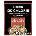 Better Oats Steel Cut Protein Oatmeal Packets, Maple and Brown Sugar Flavor with Flax Seeds and Whole Grains, Quick-Cooking Breakfast, Box of 8