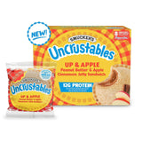 Uncrustables Frozen Crustless Peanut Butter Sandwiches, Apple Cinnamon Jelly & Mixed Berry Variety Pack, 2.8 oz Each, 24 Count