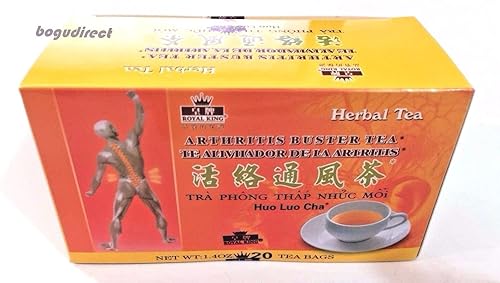 2 Boxes x 20 Bags Royal King Arthritis Buster Tea (Total 40 Tea Bags)