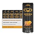 VERSA Energy by PEScience, Sugar Free Energy Drink, 125mg Caffeine, Perfectly Carbonated, Mandarin Orange Mango, Case of 12