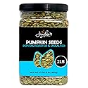 Pumpkin Seeds Pepitas Roasted Unsalted - 32 oz - 2 Pound | Healthy Snack | Vegan, Keto Diet Friendly | Hand-Picked | Kosher Certified | Pumpkin Seed |