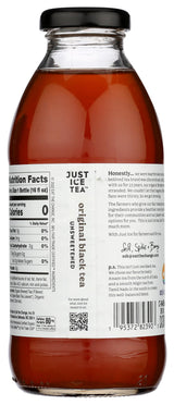 Just Ice Tea, Tea Black Original Unsweetened Organic, 16 Fl Oz