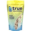 True California Organic Pistachios (1 LB) Raw, Natural & Unsalted, Not Roasted, In-Shell, Vegan & Gluten-Free