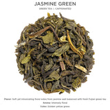 Tea Forte Jasmine Green Premium Loose Leaf Caffeinated Green Tea Blend Canister, Makes 35-50 Cups