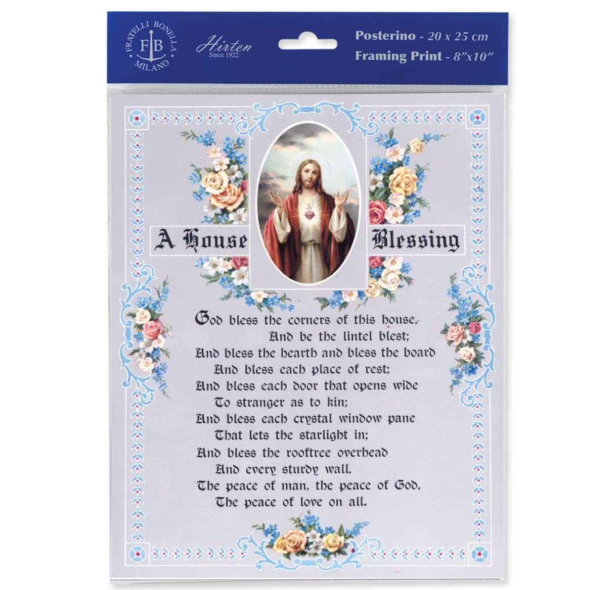A House Blessing 8"x10" Italian Prints, 3-Count Value Pack
