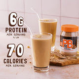 PBfit 8 Ounce Peanut Butter Powder Chocolate Flavor, Cocoa Powdered Peanut Butter Spread From Real Roasted Peanuts and Cocoa, 6g of Protein 7% DV