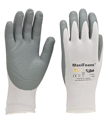 34-800/Xl Premium Gray Foam Nitrile Gloves 230731 Pip Glove