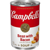 Campbell's Condensed Bean With Bacon Soup, Natural Smoke Flavoring Added, 11.25 oz Can